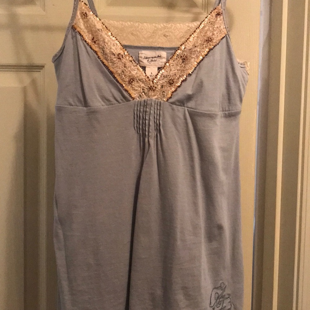 Abercrombie and Fitch beaded tank